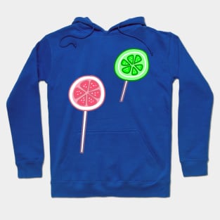 Pink Lemon and Lime Lollipops Hoodie